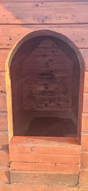 Cusca din lemn pentru caini - imagine 2