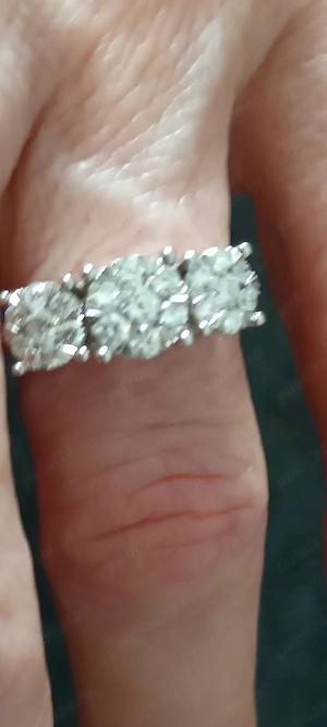 Inel aur cu diamante naturale