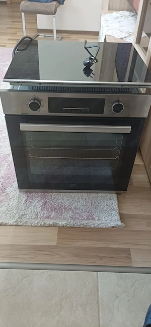 Vand set plita cu inductie si cuptor electric firma beko  - imagine 2