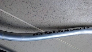 Set cabluri frână mână, cu ghidaje, Audi, Skoda, Seat, Vw - imagine 3