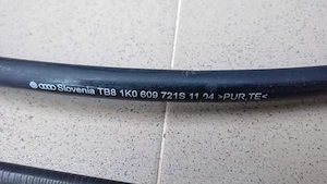 Set cabluri frână mână, cu ghidaje, Audi, Skoda, Seat, Vw - imagine 2