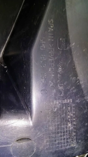 Grilă Ștergătoare Parbriz Cod Original 5P0853185C, Seat Toledo 3, Altea, Altea XL - imagine 2