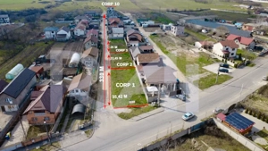 Cartier privat | Teren 400 mp | 65 euro/mp | lângă Colosseum |Cernele–Brestei