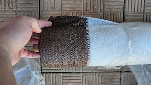 plasa umbrire maro-alb Evotools,lungime 10 - imagine 3