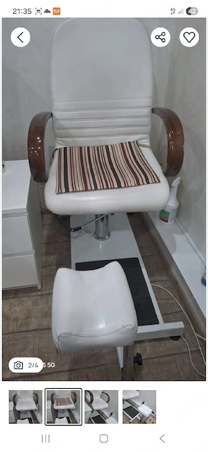 Vand scaun pentru pedichiura...