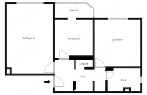 Apartament 2 camere decomandat Gara, stadionul Portul - imagine 10