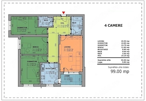 4 camere Brancoveanu adiacent Cavar bloc 2024 - imagine 6
