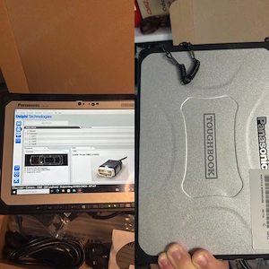 Kit Diagnoza Auto si Camion Tableta Panasonic Toughbook 256 SSD i5 8 Gb Ram Delphi Autocom - imagine 3