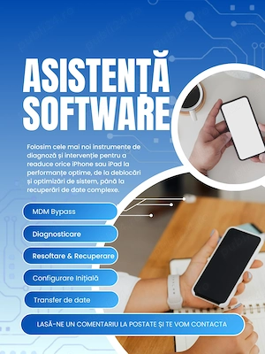 Asistență Software Apple iPhone   iPad - Configurare MDM | Mentenanță Software & Hardware Mac
