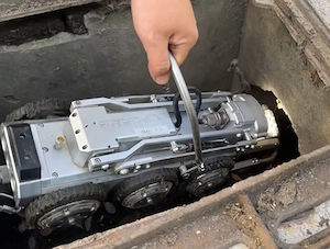 Robot inspecție canalizare profesional 200 3500 mm | Cameră PAN TILT HD + 300 m cablu - imagine 4