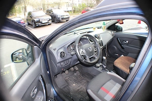  Se Vande  Sandero Stepway tce 09 tehnoroad full cu clima automata,editie limitata 90cp huse banche - imagine 8