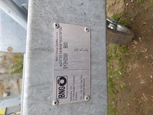 Vand remorca platforma auto 2024 lungime 4.5 m GALA - imagine 3