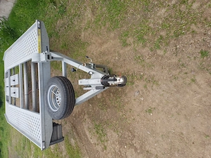 Vand remorca platforma auto 2024 lungime 4.5 m GALA - imagine 2