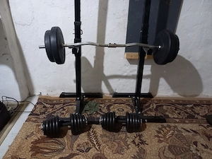 Vand haltera(bara Z) cu greutati plus gantere