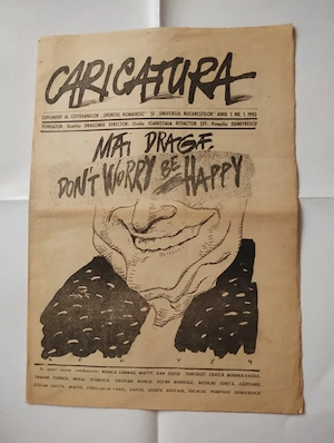 231. Ziar de caricaturi (rar), Caricatura nr. 1, 1992, Matty etc.