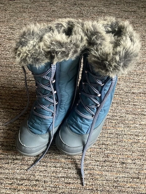 Cizme Quechua noi de iarnă, impermeabile si imblanite, de fetita - imagine 3