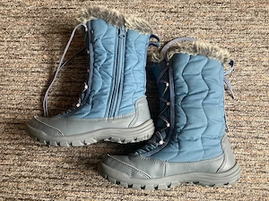 Cizme Quechua noi de iarnă, impermeabile si imblanite, de fetita - imagine 5