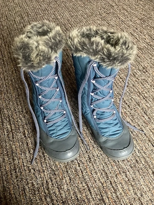 Cizme Quechua noi de iarnă, impermeabile si imblanite, de fetita - imagine 1