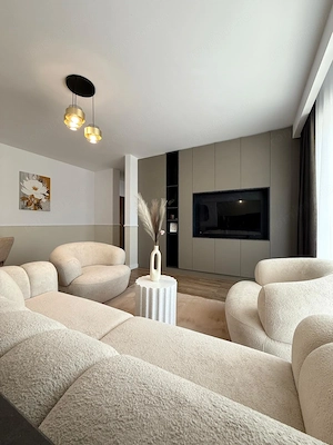 Penthouse 3 camere, 2 bai, str. Eroilor, Floresti - imagine 3