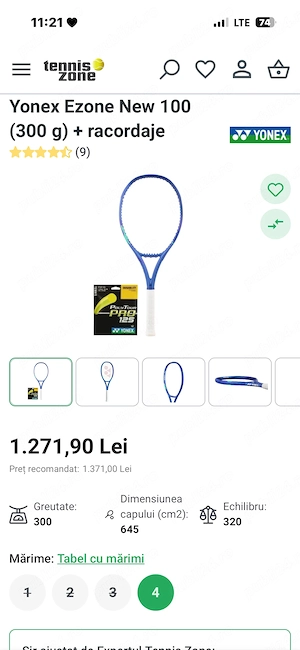 Rachete Yonex Enzone