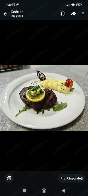 bucatar cu experienta.........