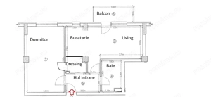 Apartament 2 camere la cheie, parcare subterana, zona Vivo - imagine 11
