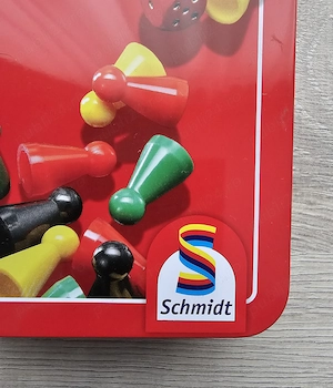 Joc Ludo sau "Nu te supăra, frate"   set incomplet în cutie metalică - imagine 3