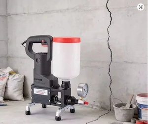 UTILAJ injectie solutii consolidare Casa(goluri fisuri pereti,stalpi,fundații,grinzi,beton degradat)