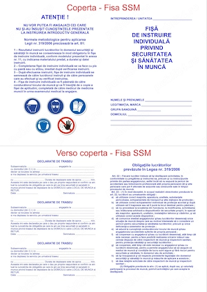 Fise de instructaj protectia muncii SSM si SU, Dosar medical - Tipizat