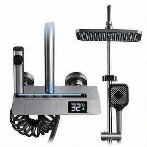 Set Duș pentru Baie  cu afișaji digital a temperaturii Apei de Vânzare 