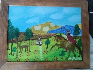 Vind pictura in ulei pe panza 