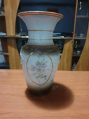 Vaza mare pentru flori  (30cm) din portelan fin in stil RETRO
