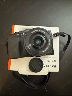 Aparat foto Mirrorless SONY Alpha A6100, 24.2 MP, 4K, Wi-Fi, negru + Obiectiv 16-50mm