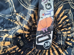 Palton Desigual din lână cu tricot tricotat pentru damă, femei