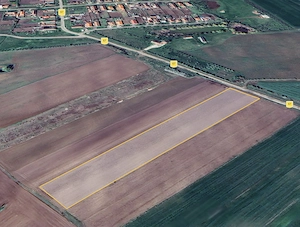 1.3 Ha - Teren extravilan 13.106 mp, la drum, curent în fața parcelei, front 44m - imagine 4