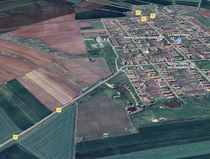 1.3 Ha - Teren extravilan 13.106 mp, la drum, curent în fața parcelei, front 44m - imagine 6