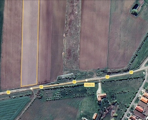 1.3 Ha - Teren extravilan 13.106 mp, la drum, curent în fața parcelei, front 44m - imagine 7