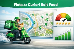 Angajez curieri Bolt Food -Colaborare