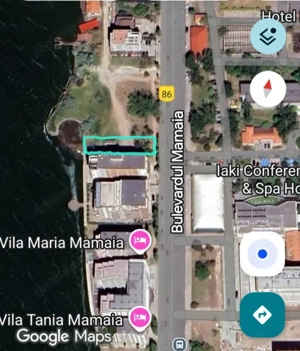 Teren 855 mp Mamaia – zona Iaki, deschidere 16 m la B-dul Mamaia și lac