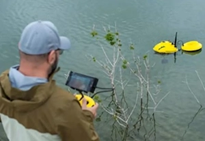 Dronă subacvatică profesională Full HD 1080P + GPS, autonomie 6h, ideal pescuit și explorare