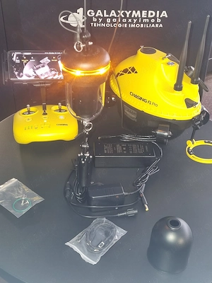 Dronă subacvatică profesională Full HD 1080P + GPS, autonomie 6h, ideal pescuit și explorare - imagine 5