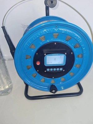 Aparat profesional testare apă cu sondă submersibilă și cablu pe tambur | Conductivitate + temperatu - imagine 3