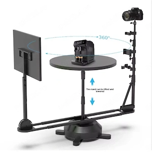 Platformă Rotativă 360  Profesională pentru Produse   Foto & Video, 50kg, Telecomandă - imagine 2