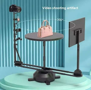 Platformă Rotativă 360  Profesională pentru Produse   Foto & Video, 50kg, Telecomandă - imagine 3