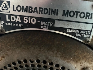Vand motocultor Lombardini P140
