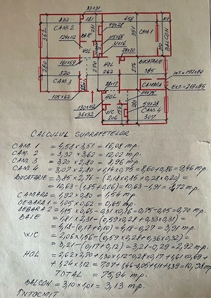 Proprietar vand apartament 4 camere - imagine 5