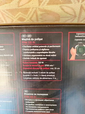 Masina de polisat Parkside nouă 