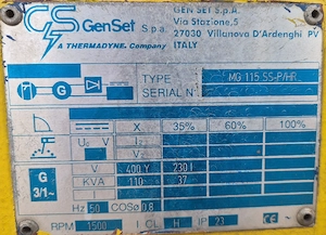 vand generator 100 kVA cu motor Perkins - imagine 7