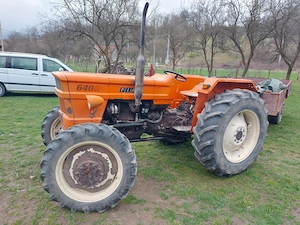Tractor Fiat 640 DT DTC pompa injecție BOSCH vopsea originală anvelope radiale