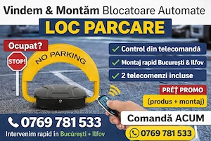 blocator automat   opritor roti loc parcare
